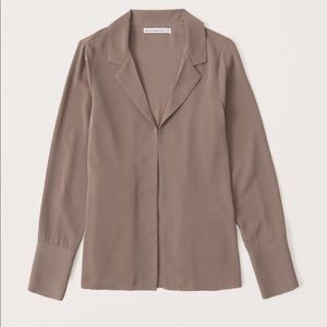 Abercrombie & Fitch Long-Sleeve Closure Set Top and Skort